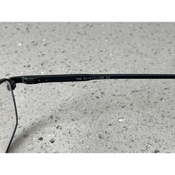 Eyebuydirect Tab Gunmetal Rectangle Eyeglasses Frames ONLY 52-17-138 C2 - Picture 7 of 12